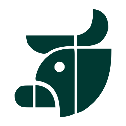 Bold Cow Logo #003932