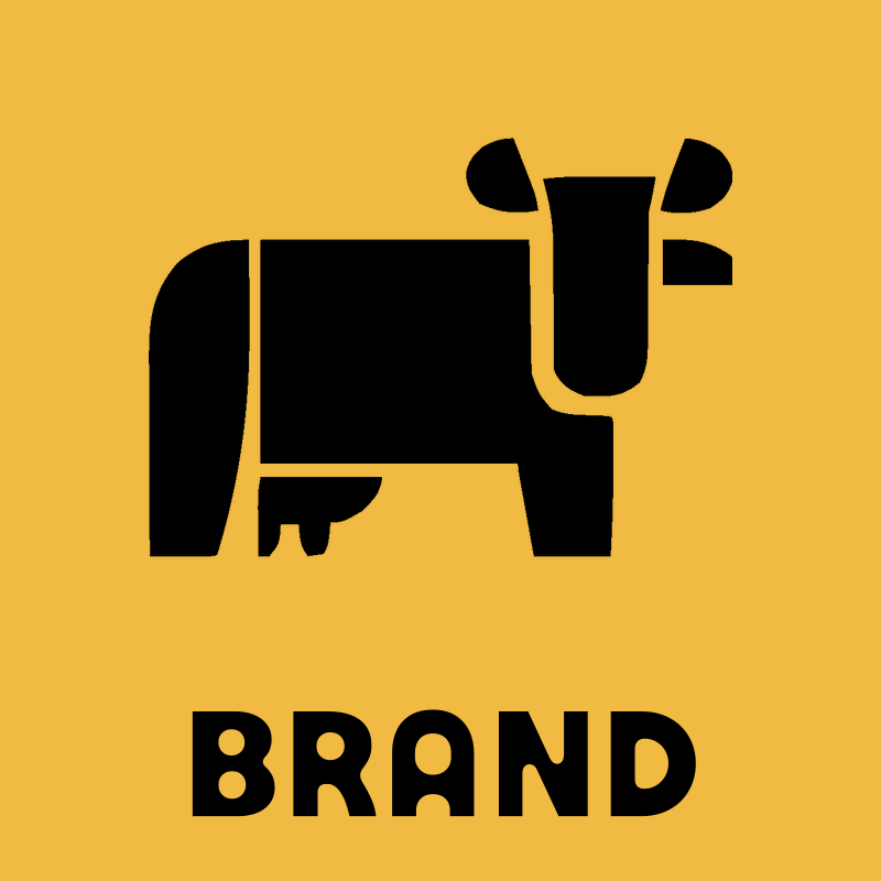 Bold Geometric Cow Logo preview