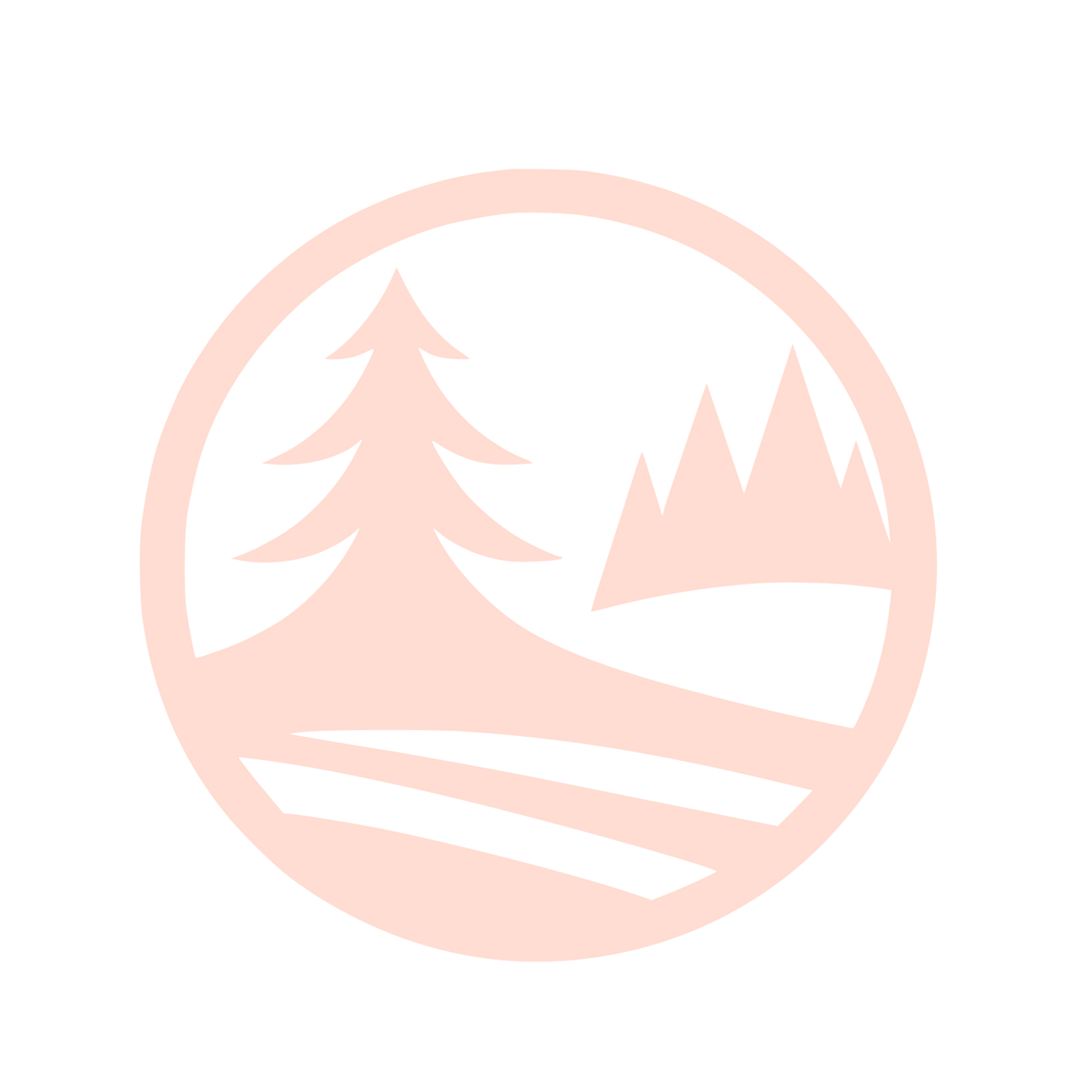 Outdoor Adventure Logo #ffddd2