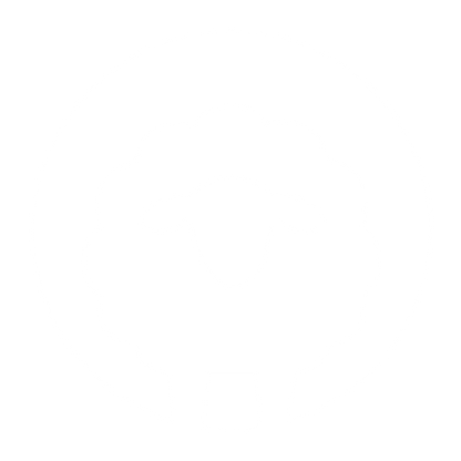 Negative Space Sheep Logo #ffffff