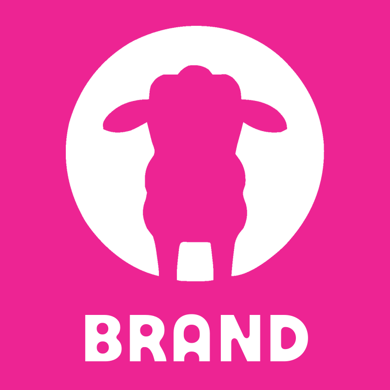 Sheep Negative Space Logo preview