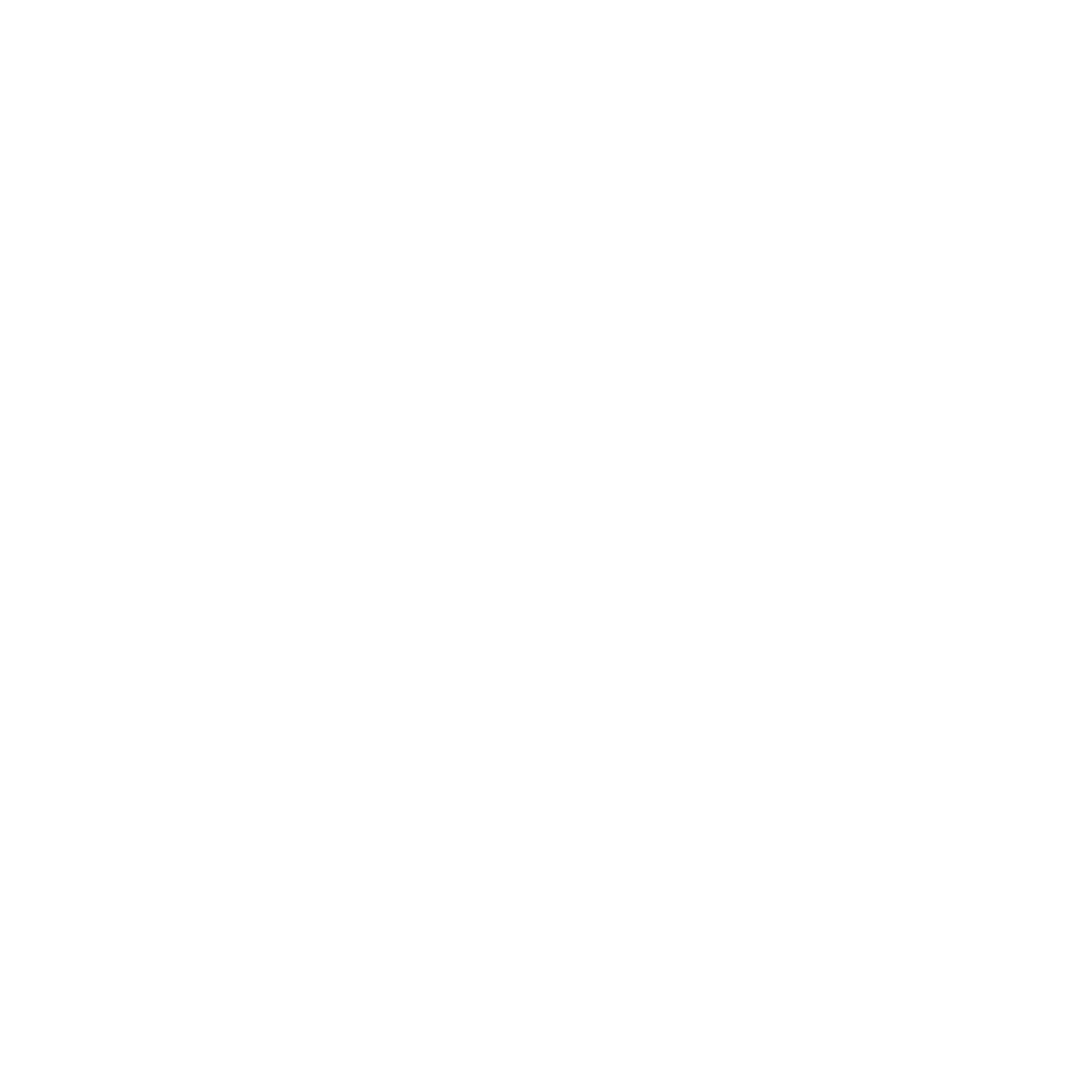 Sheep Negative Space Logo #ffffff