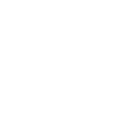 Sheep Negative Space Logo #ffffff