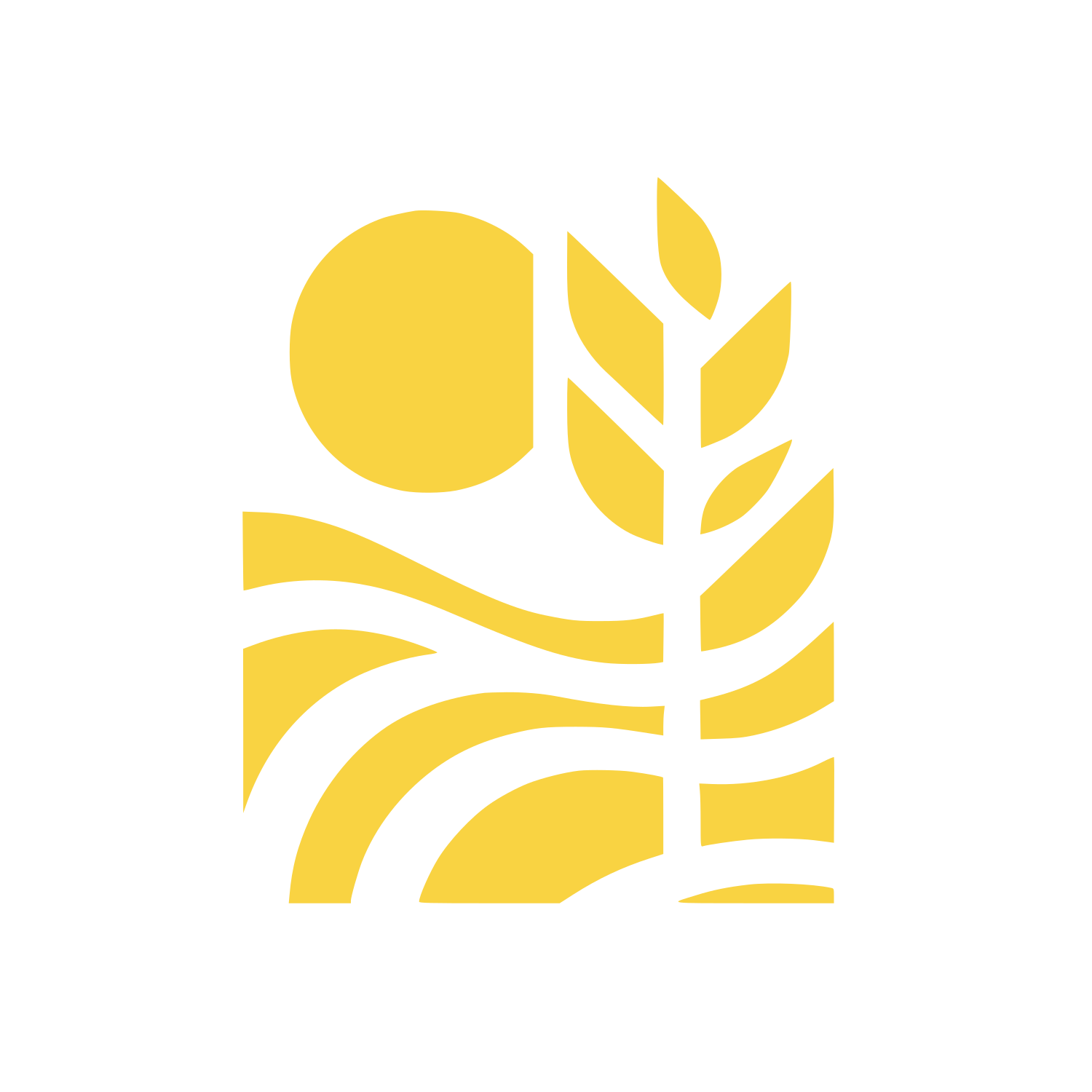 Tree Nature Logo #F9D342