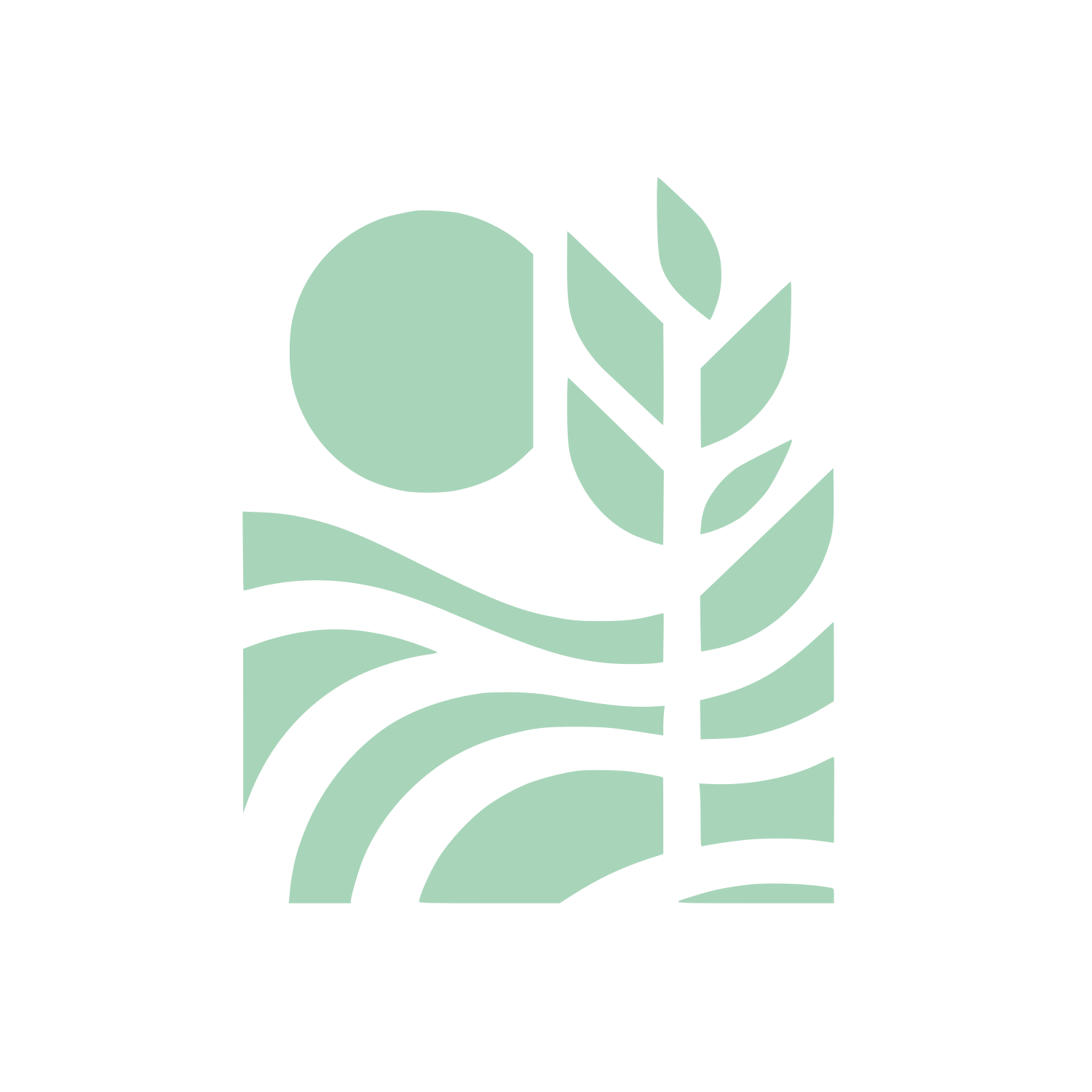 Tree Nature Logo #A8D5BA