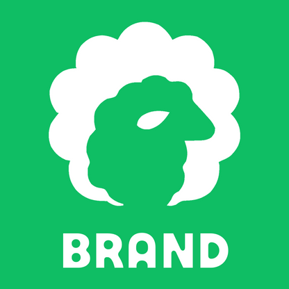 Negative Space Sheep Logo preview
