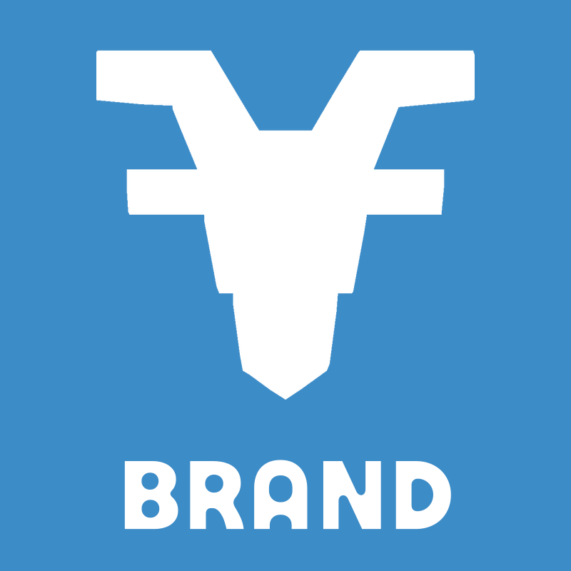Brutalist Goat Head Logo preview
