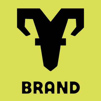 Brutalist Goat Head Logo preview