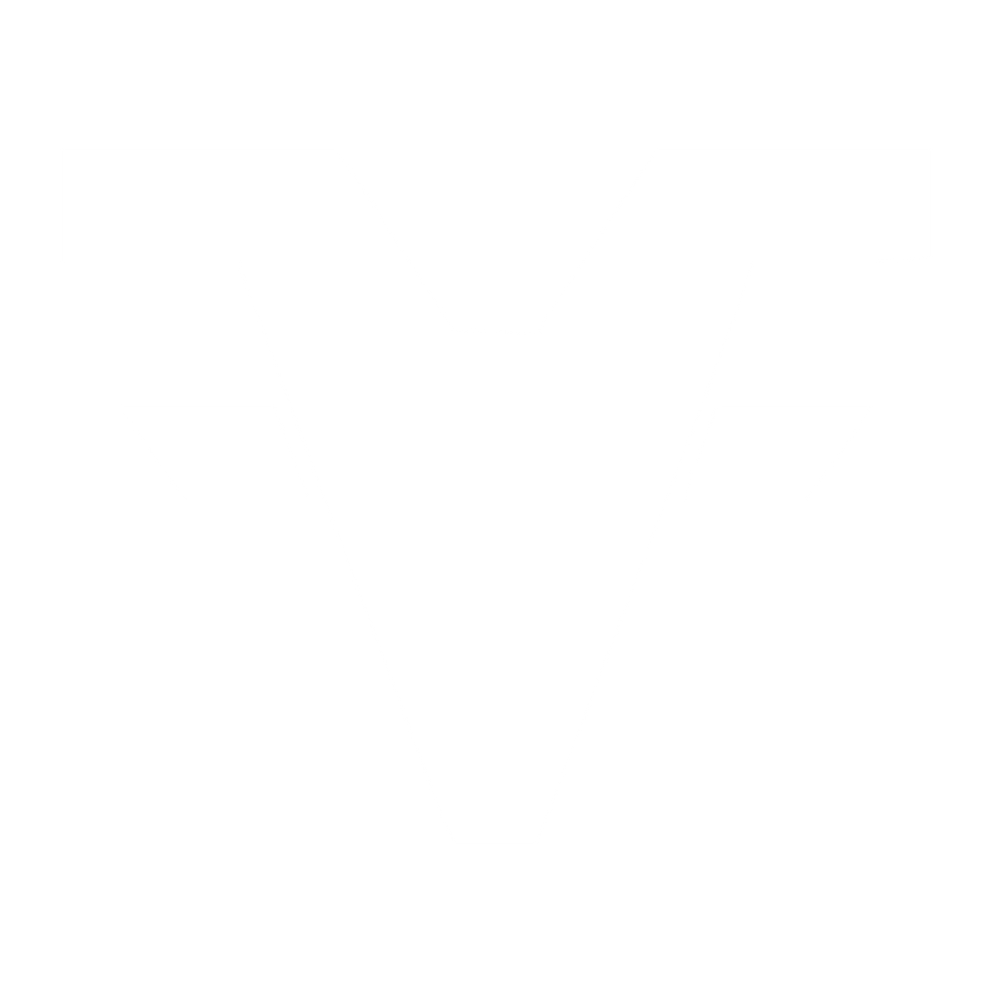 Goat Horns V Logo #ffffff