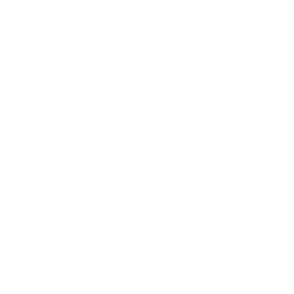Goat Horns V Logo #ffffff