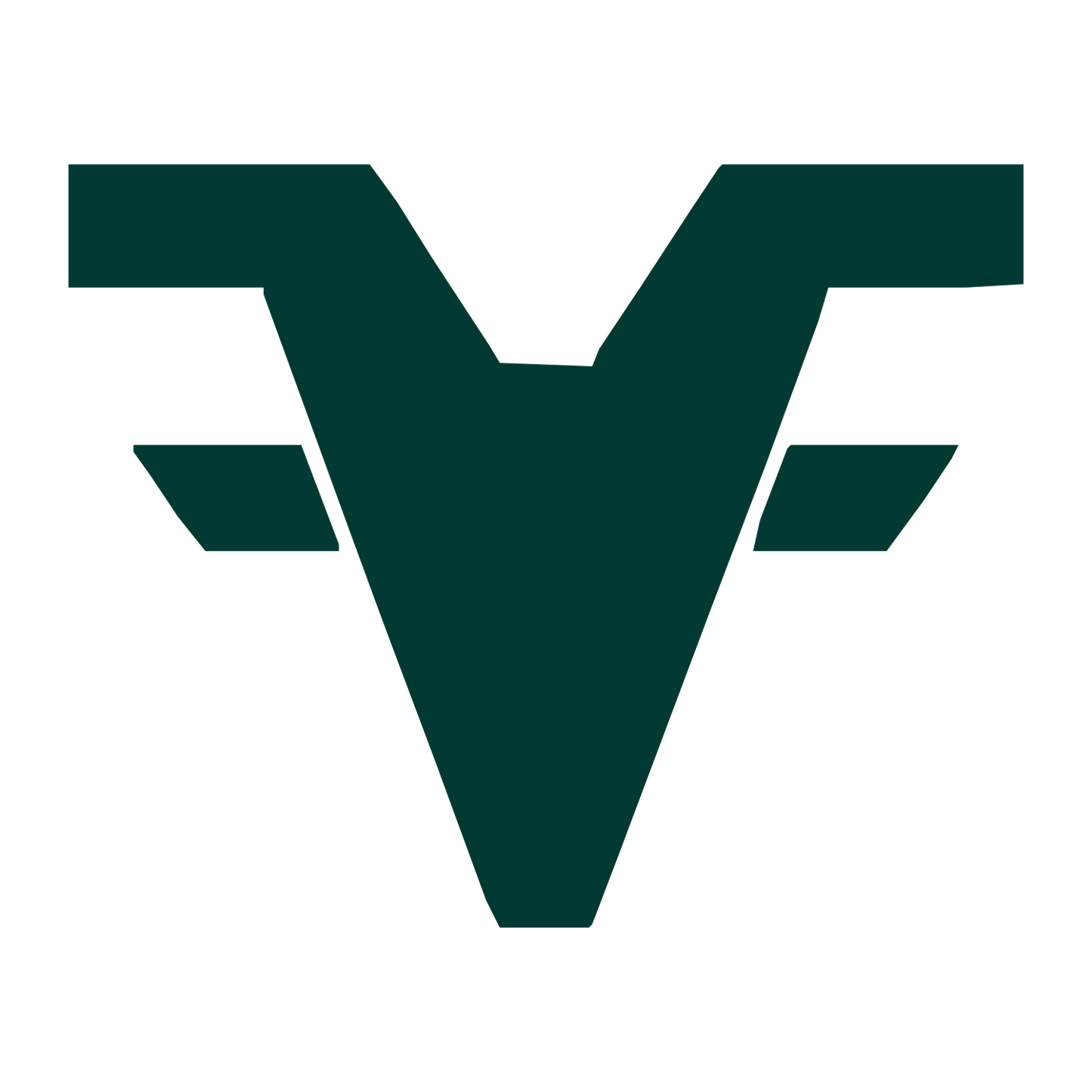 Goat Horns V Logo #003932