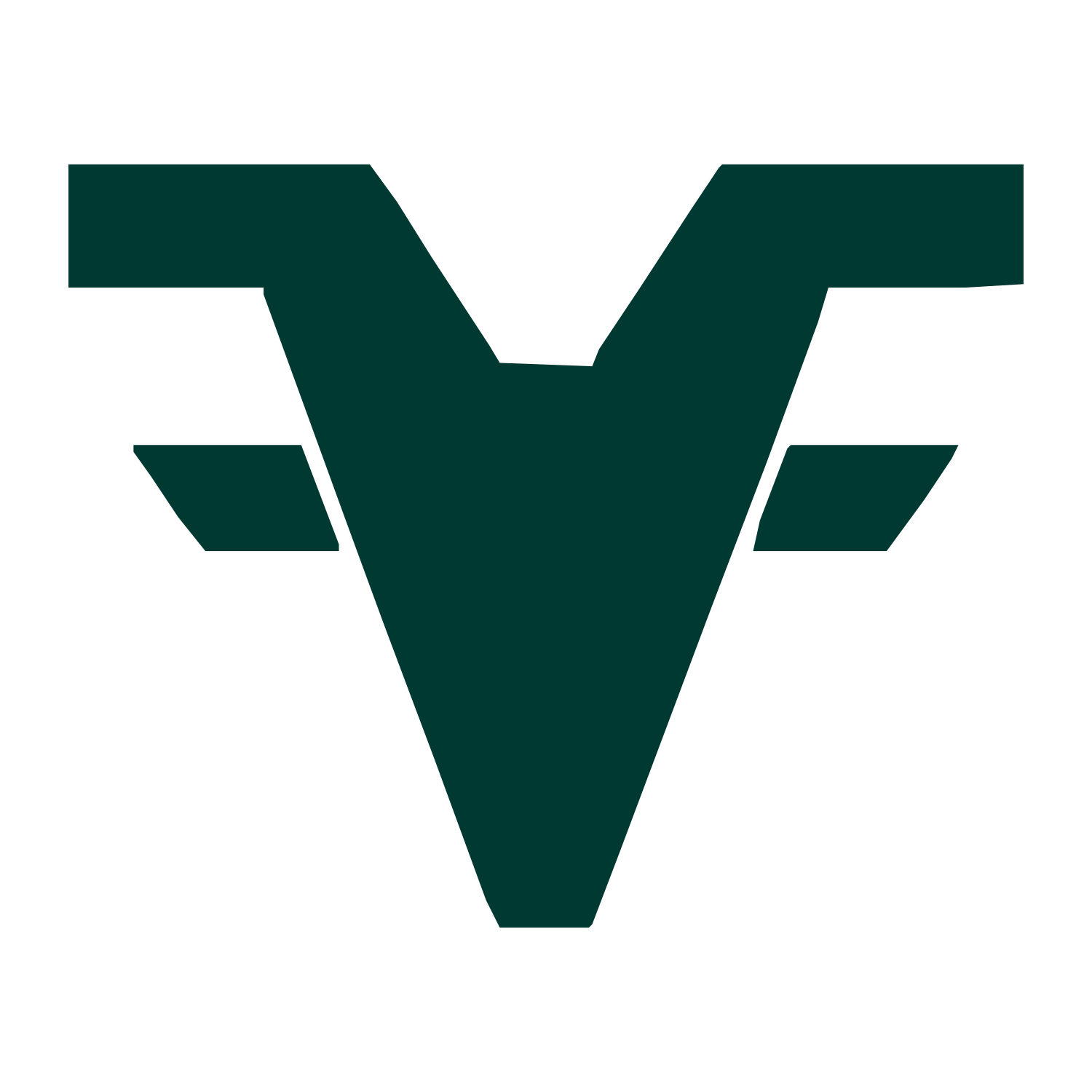 Goat Horns V Logo #003932