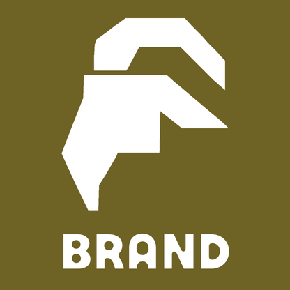 Brutalist Goat Head Logo preview