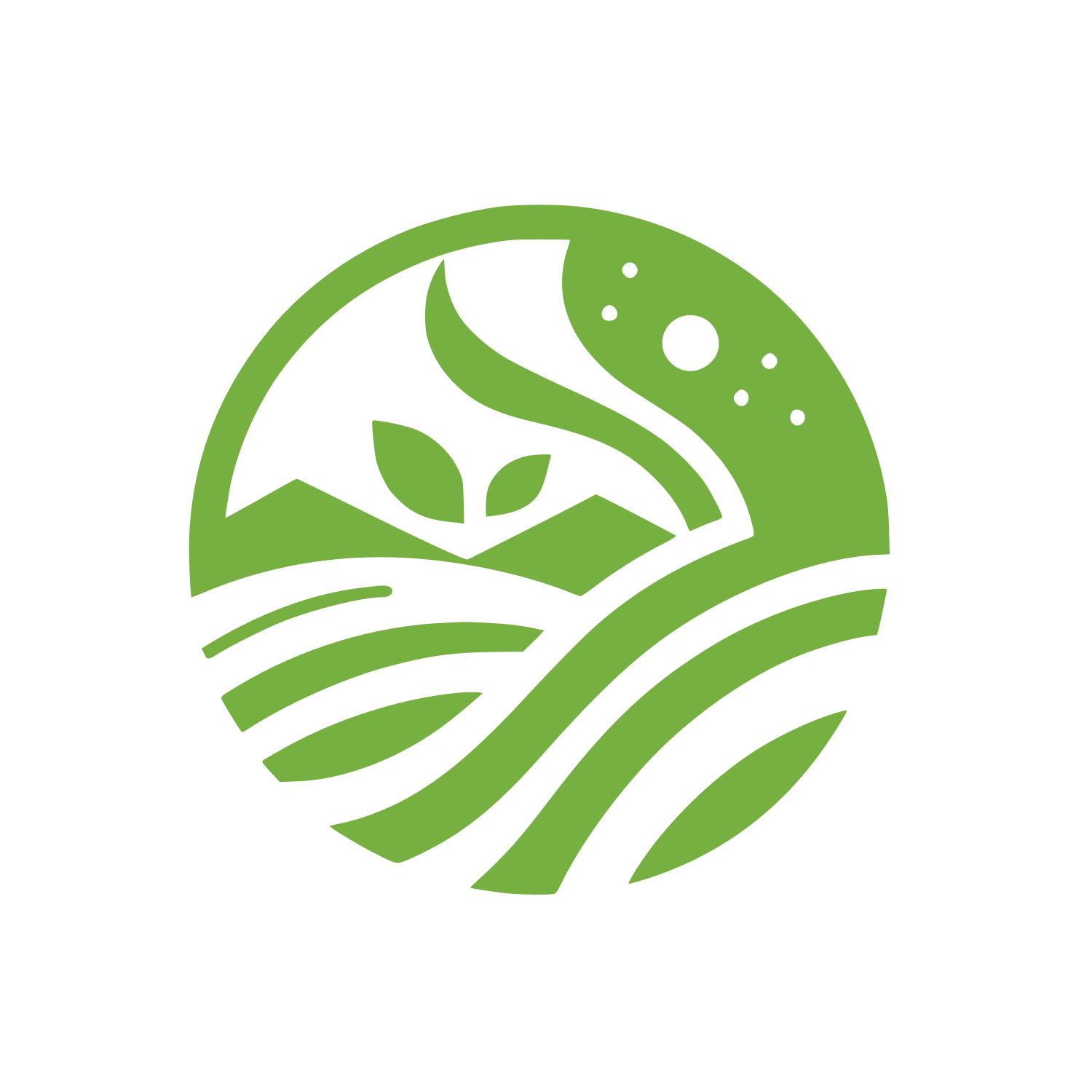 Nature Themed Logo #76B041