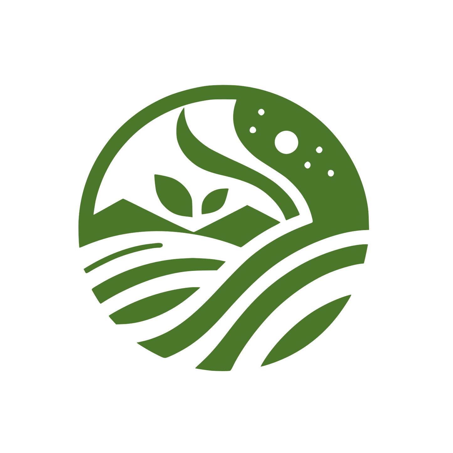 Nature Themed Logo #4A7729