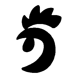 Hand-Drawn Rooster Logo