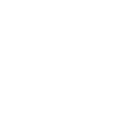 Rooster Head Profile Logo #ffffff