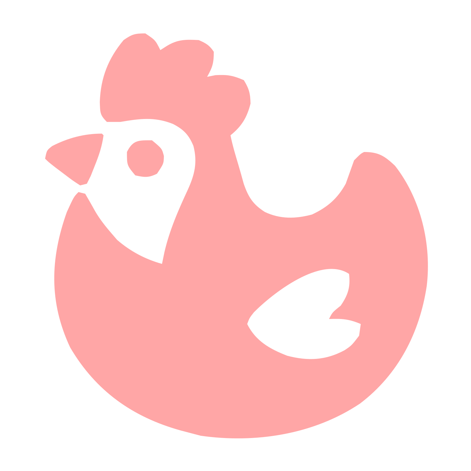 Plump Chicken Logo #ffa6a6