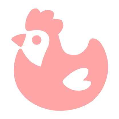 Plump Chicken Logo #ffa6a6