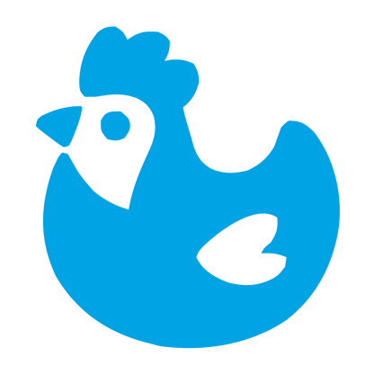 Plump Chicken Logo #00a3e4
