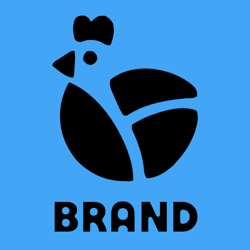 Round Chicken Bird Logo preview