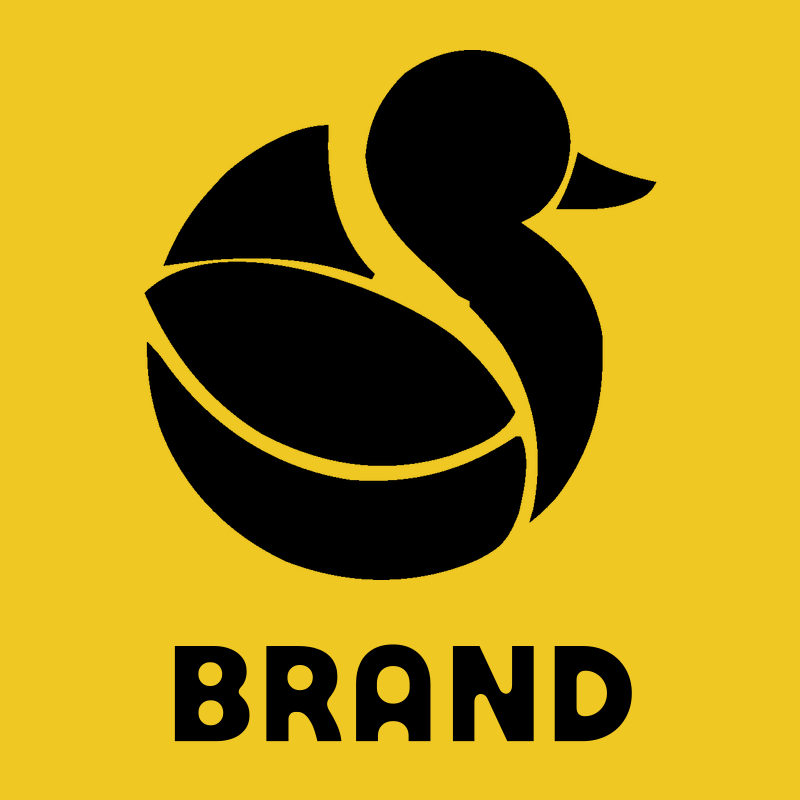 Layered Overlap Duck Logo preview