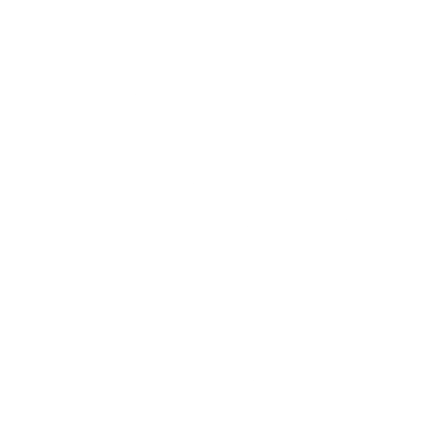 Layered Overlap Duck Logo #ffffff