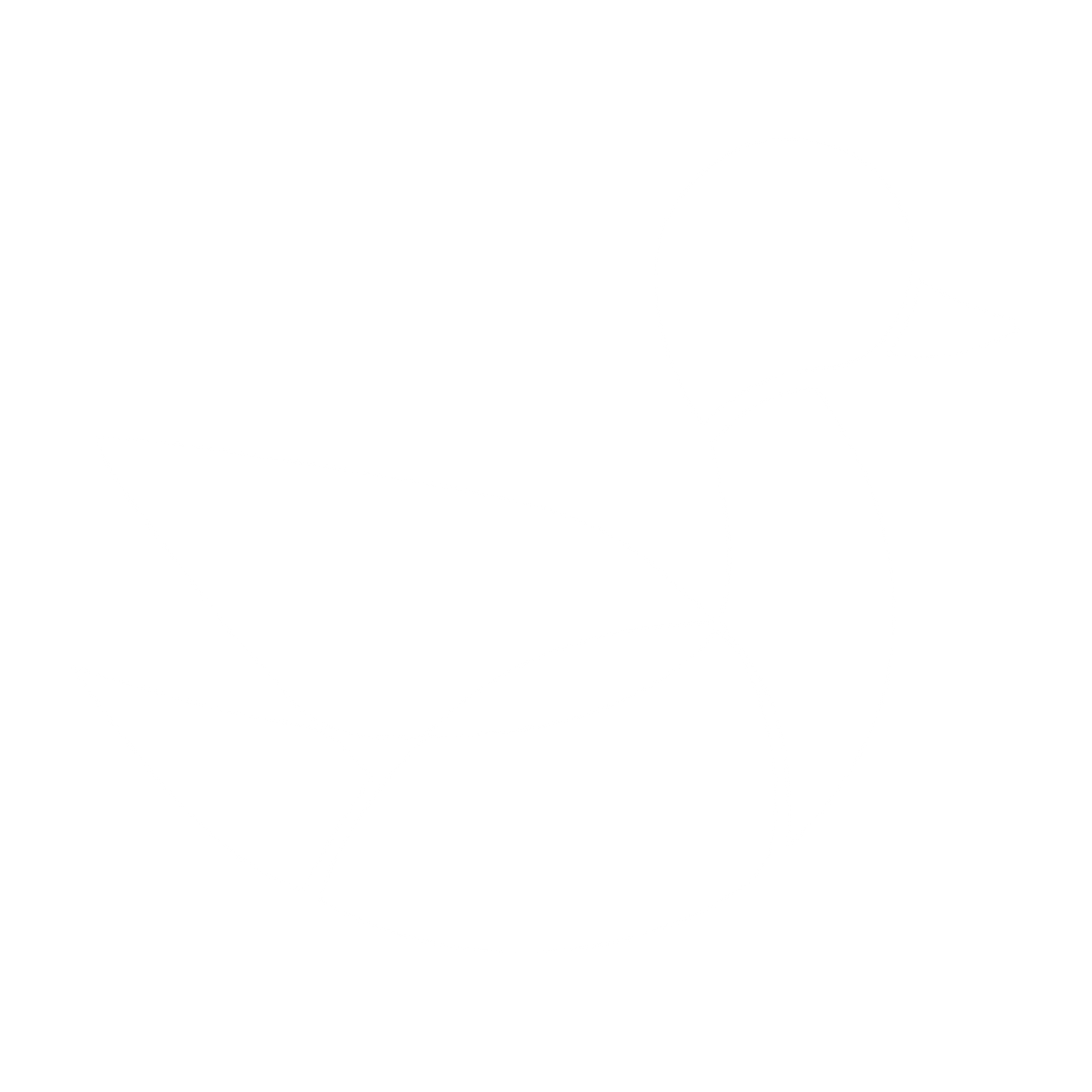 Layered Overlap Duck Logo #ffffff