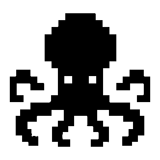 Pixel Octopus Logo