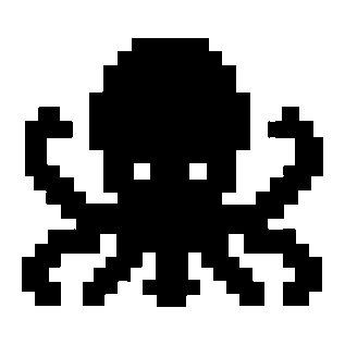 Pixel Octopus Logo