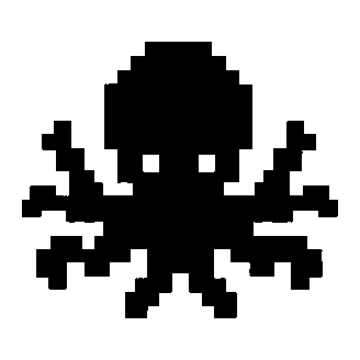 Pixel Octopus Logo