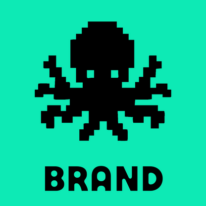 Pixel Octopus Logo preview