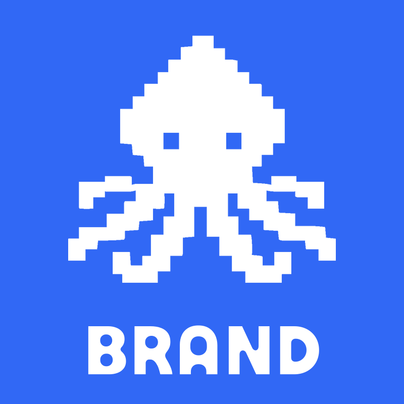 Pixel Octopus Logo preview
