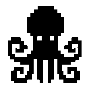 Pixel Octopus Logo
