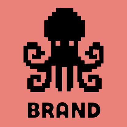 Pixel Octopus Logo preview