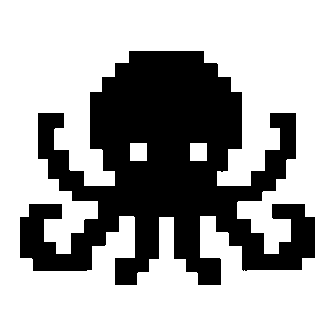Pixel Octopus Logo