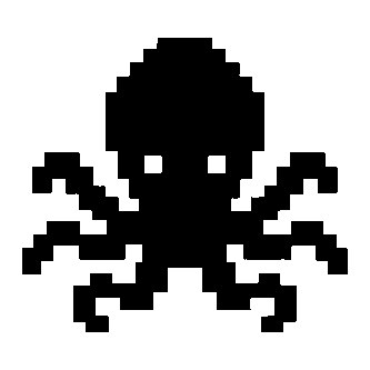 Pixel Octopus Logo