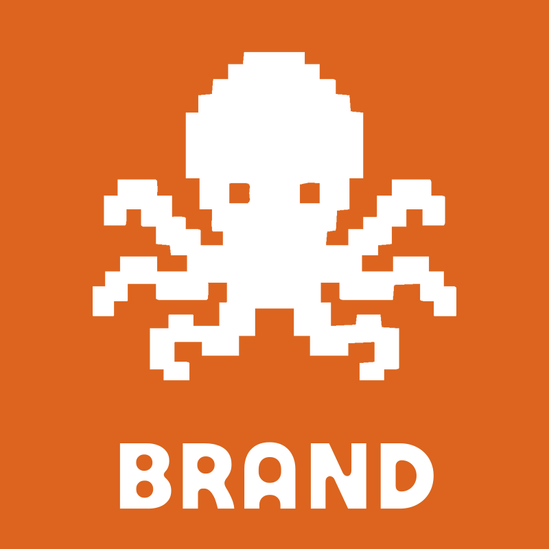 Pixel Octopus Logo preview