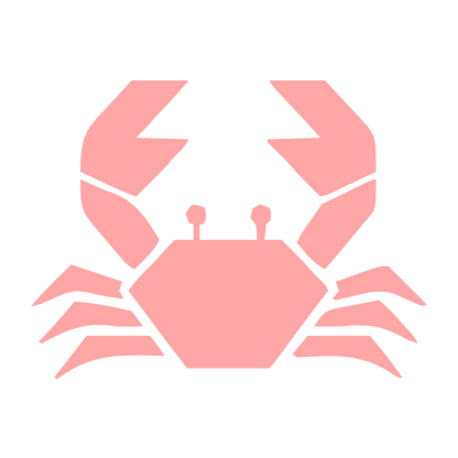 Swiss Style Crab Logo #ffa6a6