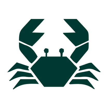 Swiss Style Crab Logo #003932