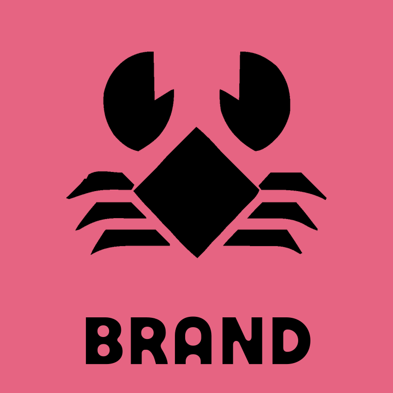 Geometric Crab Logo preview