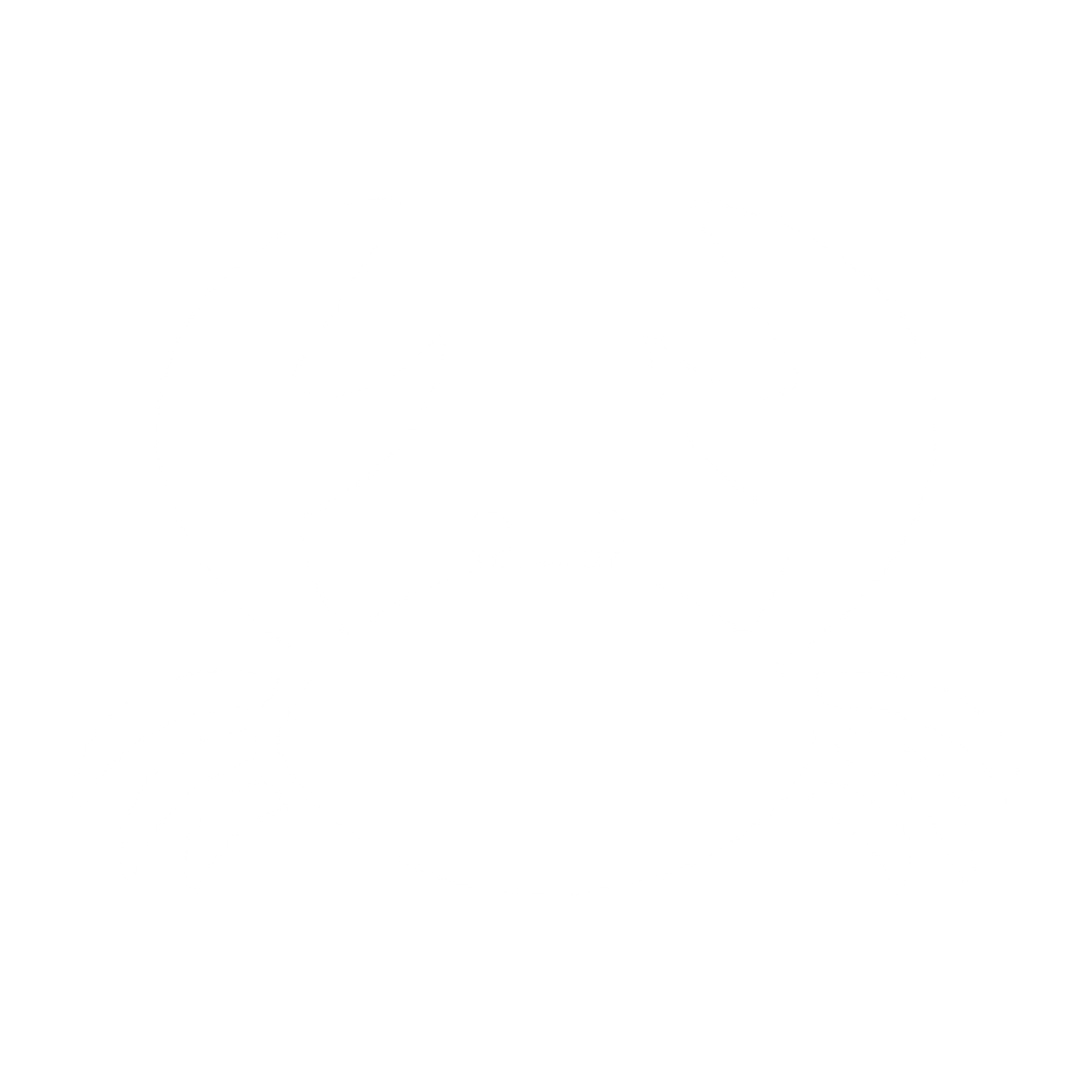 Flat Crab Logo #ffffff