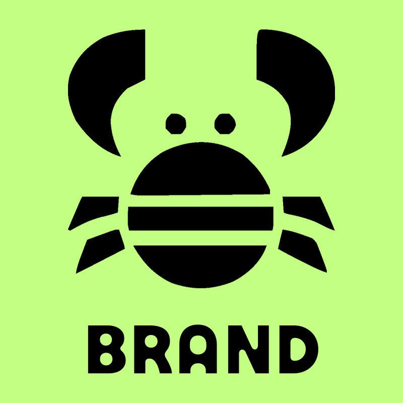 Bold Crab Logo Swiss Style preview