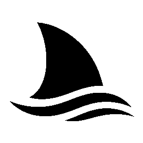 Shark Fin Wave Logo
