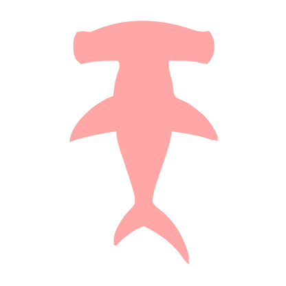 Hammerhead Shark Logo #ffa6a6