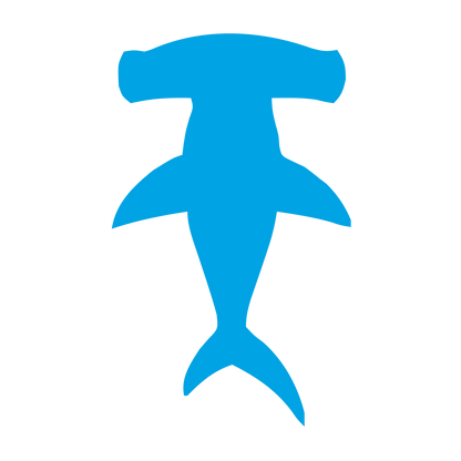 Hammerhead Shark Logo #00a3e4