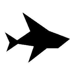 Shark Pictogram Logo