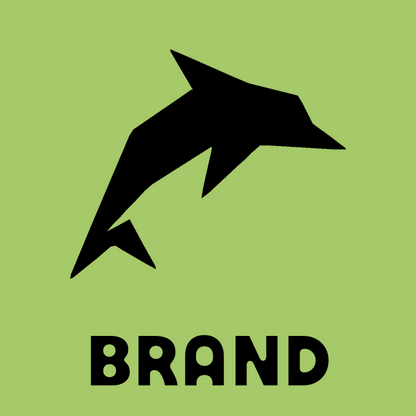 Geometric Dolphin Logo preview