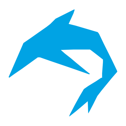 Angular Dolphin Logo #00a3e4