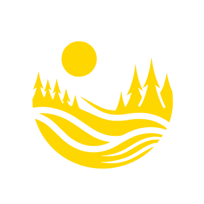 Nature Landscape Logo #FFD700